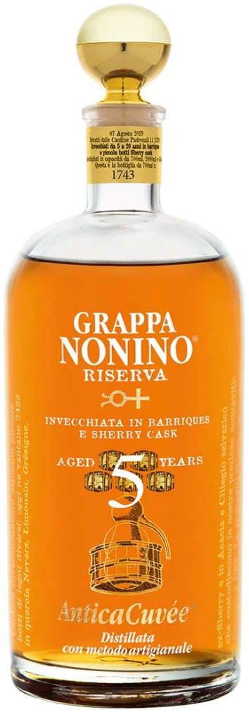 Grappa Riserva AnticaCuvée 5 Years 43% vol