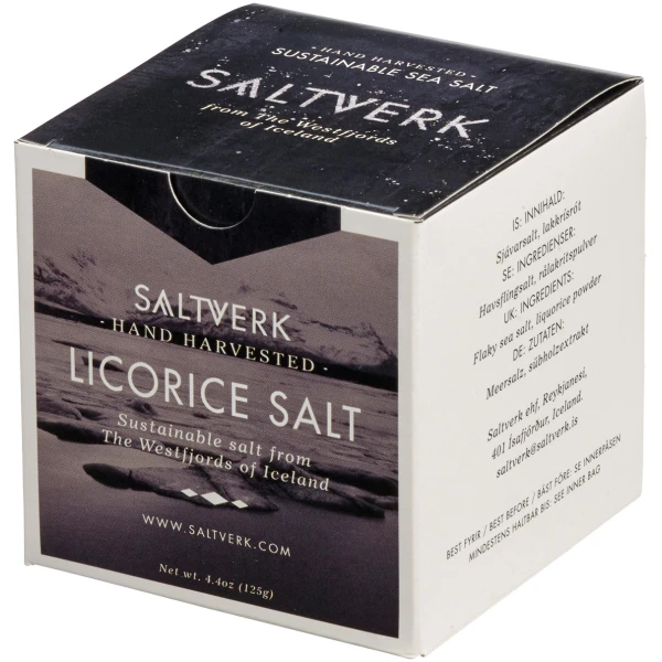 Licorice Salt - Meersalzflocken mit Lakritze
