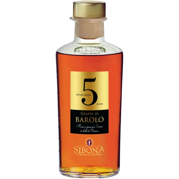 Sibona Grappa di Barolo »Invecchiata 5 Anni«