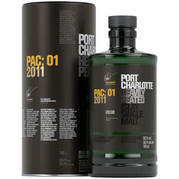 Port Charlotte PAC:01 2011 Single Malt Whisky 56