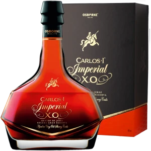 Carlos I Imperial X.O. Brandy de Jerez Solera Gran Reserva in Geschenkverpackung