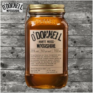 O´Donnell - Moonshine - Harte Nuss - 700ml - „Mason Jars“ Glas