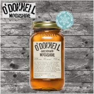 O´Donnell - Moonshine - Macadamia - 700ml - „Mason Jars“ Glas