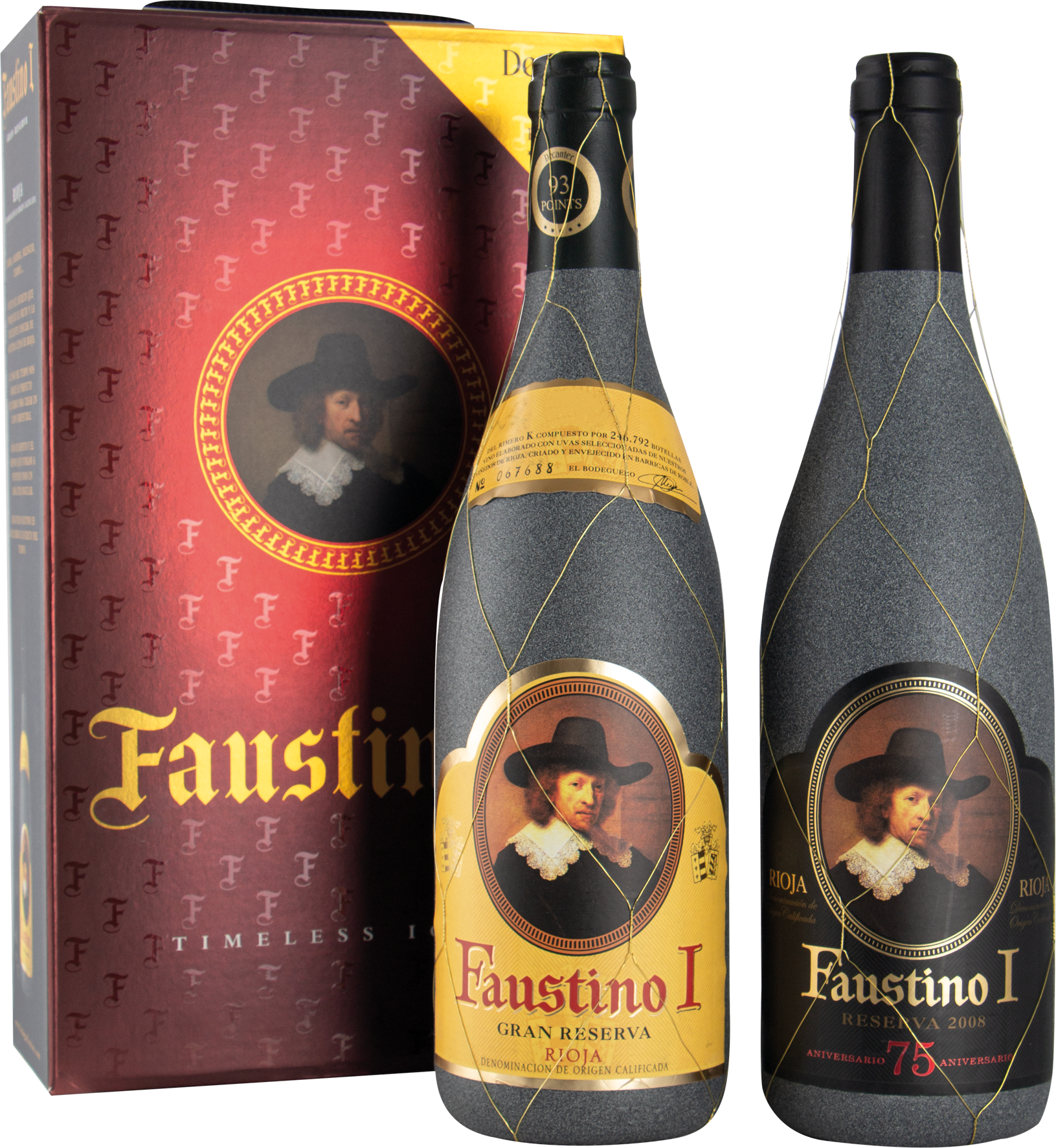 2er-Geschenk-Set: Faustino I Gran Reserva 2005 & Faustino I Gran Reserva 75 Aniversario 2008 -