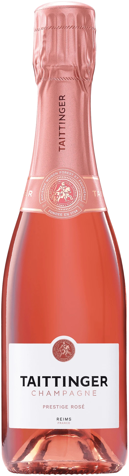 Champagne Taittinger Brut Prestige Rosé – Halbe Flasche