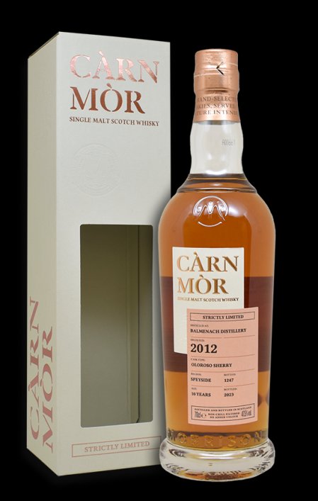 Càrn Mòr Strictly Ltd  Balmenach 2012 47,5%vol 10y