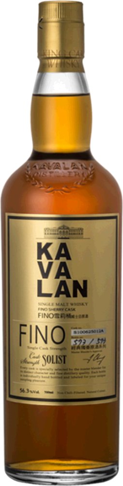 Kavalan Solist Fino 50-60%vol Cask Strength