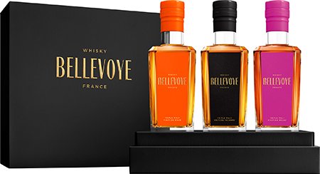 Bellevoye Prestige Trio 3x0,2l französischerWhisky