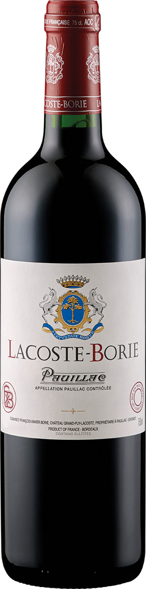 Chateau Lacoste-Borie AOC Pauillac 2e vin de G-P-L