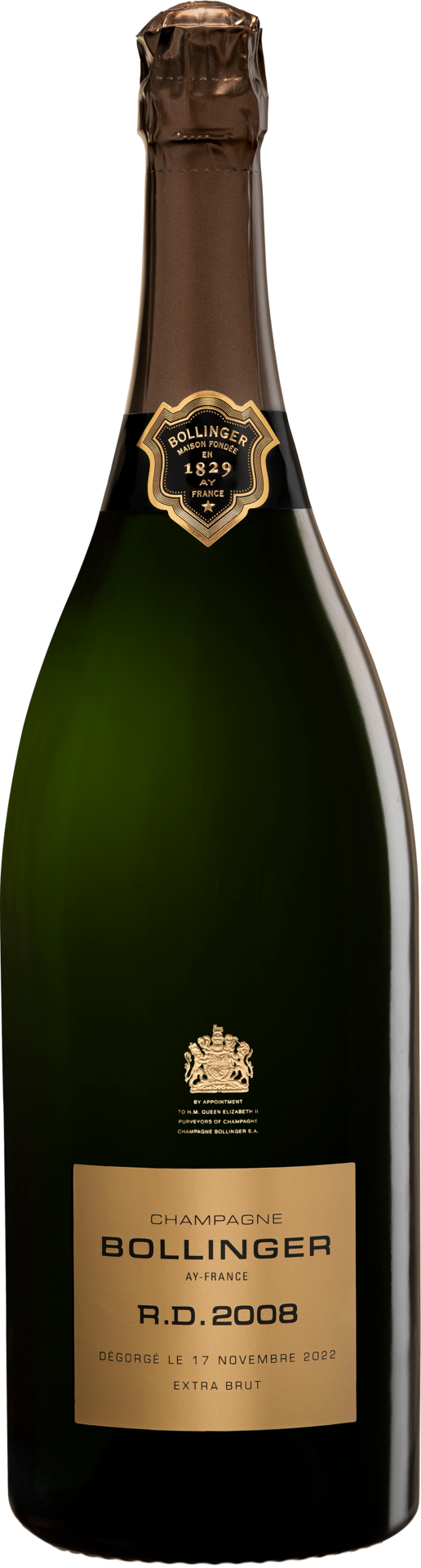 Champagne Bollinger R.D. Jéroboam HK - 2008