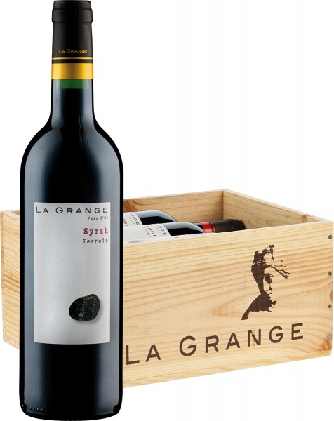 Syrah Terroir Edition in 6er Holzkiste La Grange 2019