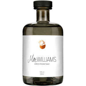 Mrs. Williams finest williams christ pear liqueur