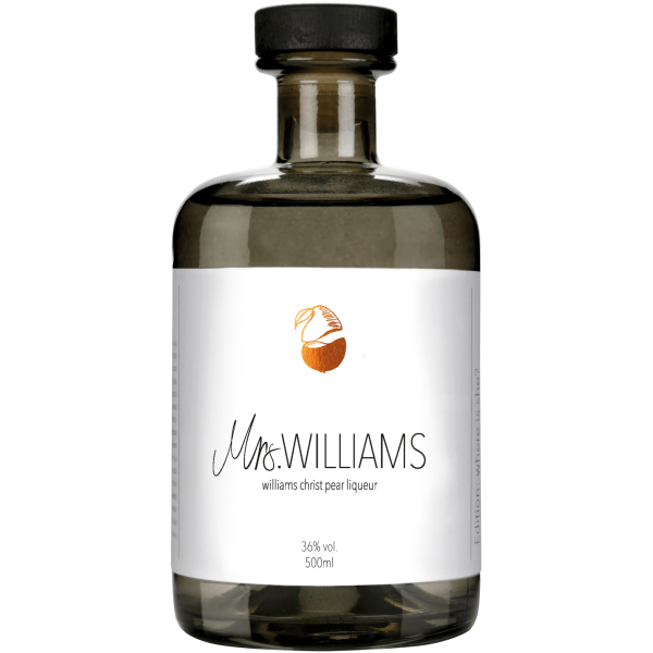 Mrs. Williams finest williams christ pear liqueur