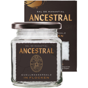 Ancestral Sal de Manantial en Escamas im Glas