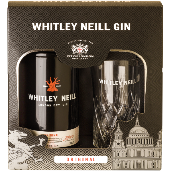 Whitley Neill Original Gin mit Glas