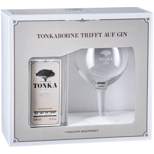 Tonka Gin mit Glas