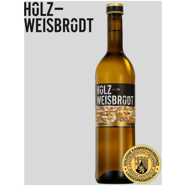 Chardonnay, goldene Kammerpreismünze, Weingut Holz-Weisbrod