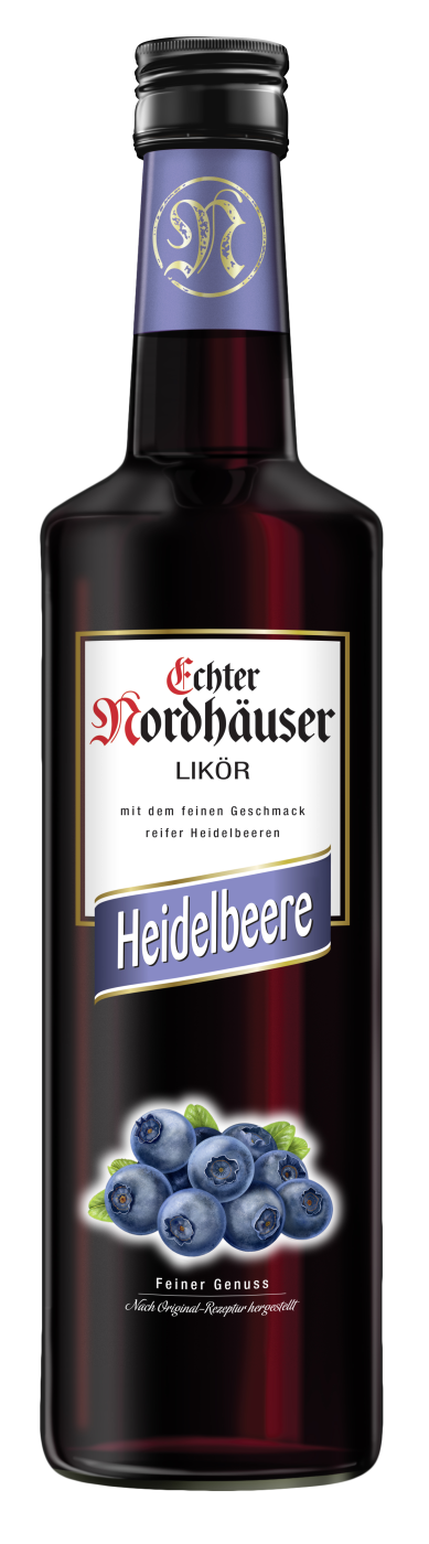 Echter Nordhäuser Heidelbeere Fruchtlikör 16% 0,7l