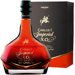 Carlos I Imperial X.O. Brandy de Jerez Solera Gran Reserva in Geschenkverpackung