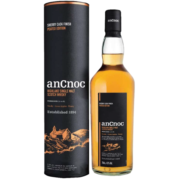 anCnoc Peated Sherry Cask Single Malt Scotch Whisky