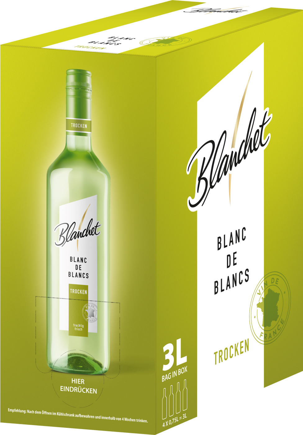 Blanchet Blanc de Blancs – 3l Bag-in-Box