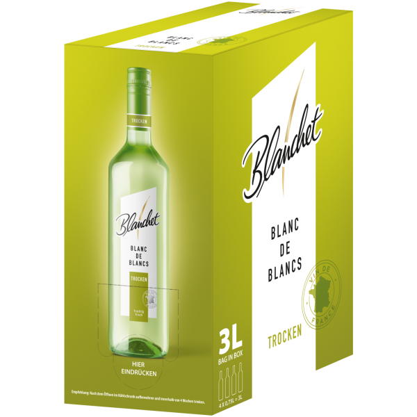 WeinKollektion - Blanchet Blanc de Blancs – 3l Bag-in-Box