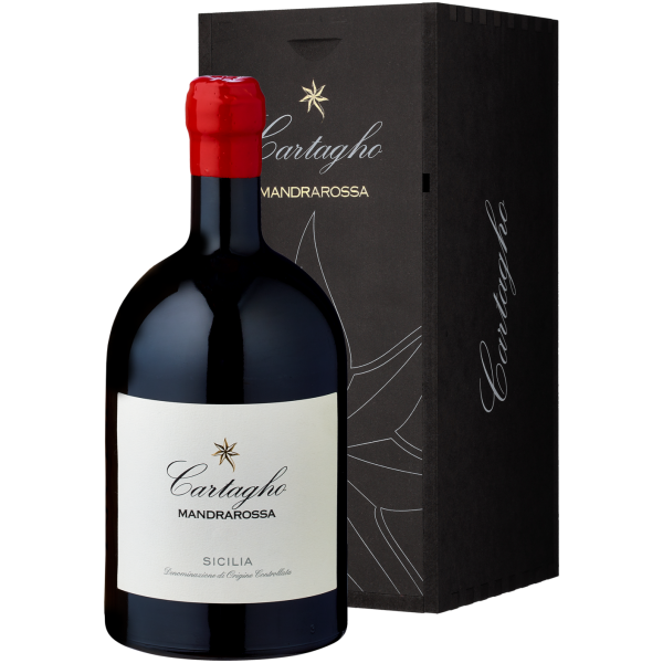 WeinKollektion - Mandrarossa »Cartagho« - 1,5l Magnumflasche in der Holzkiste