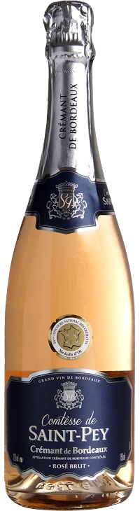 Comtesse de Saint Pey Cremant de Bordeaux Rosé