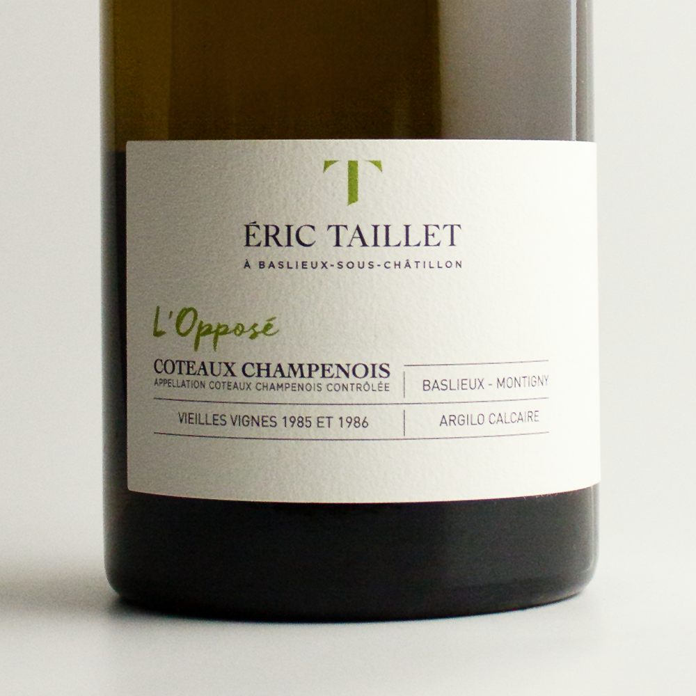 Champagne Éric Taillet L'Opposé Coteaux Champenois Blanc - Stillwein