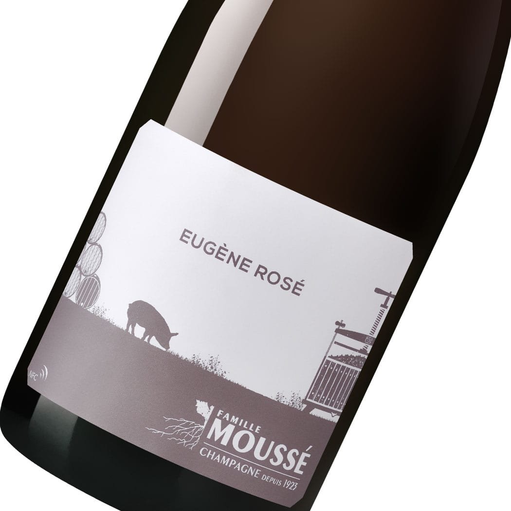 Champagne Moussé Fils Eugène Rosé Extra Brut