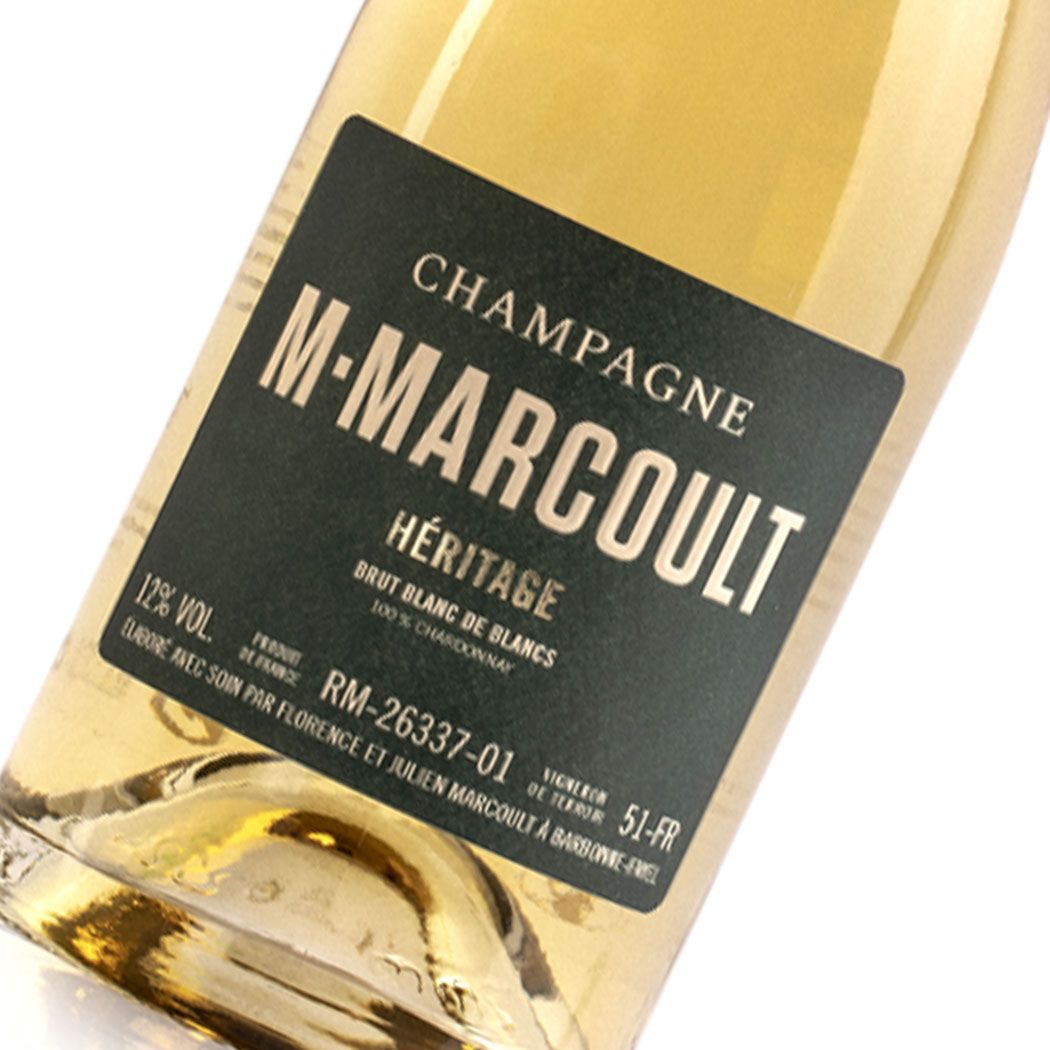 Champagne M Marcout - 'HÉRITAGE’ BdB Bru