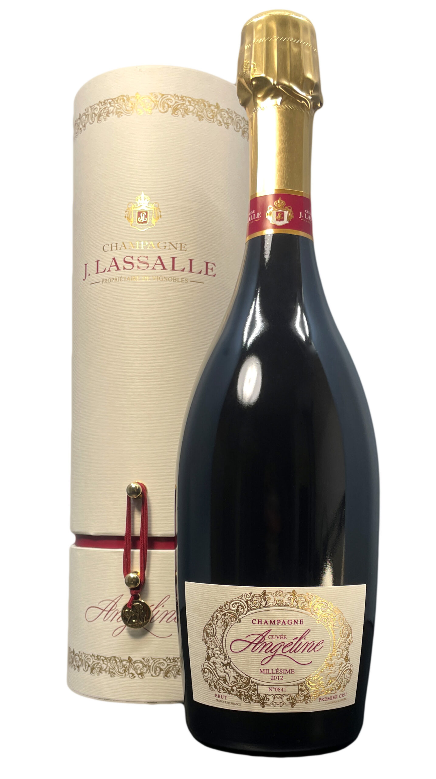 Champagne J. Lassalle Cuvee Angeline 2012 in Geschenkschatulle