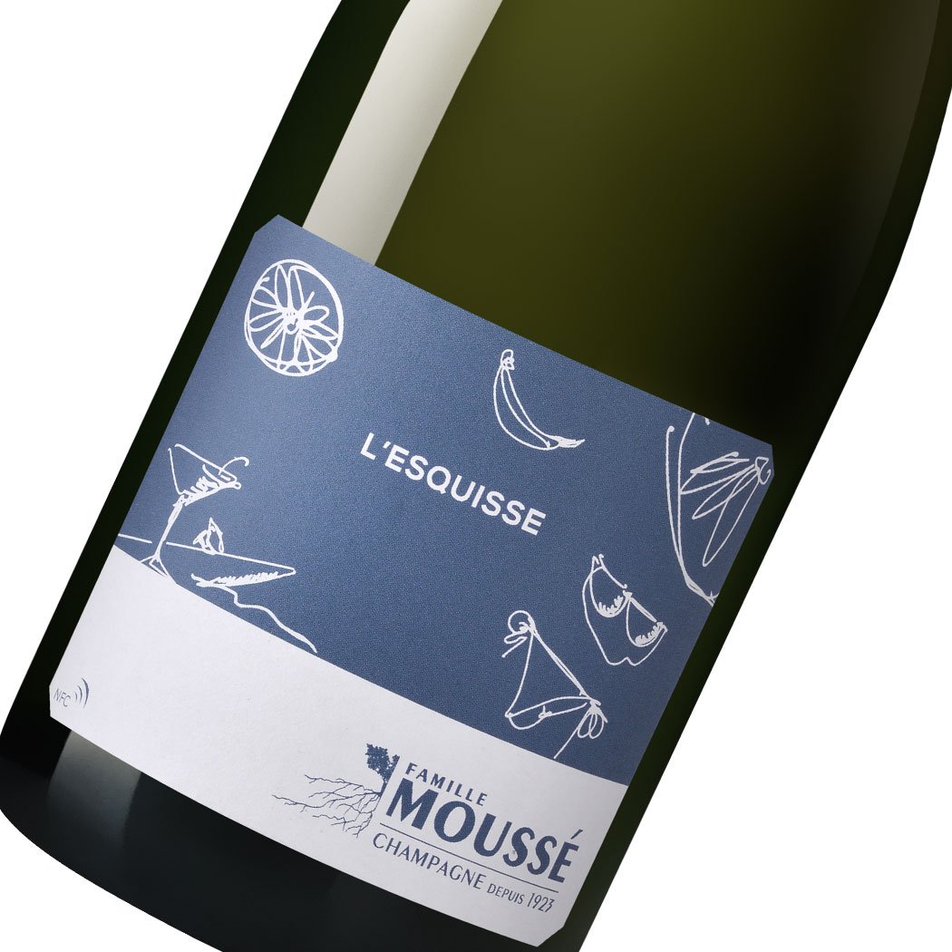 Champagne Moussé Fils LEsquisse Extra Brut