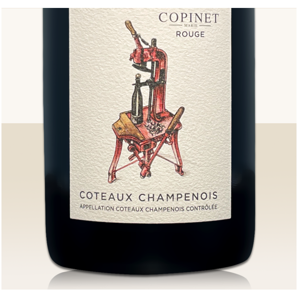 Marie Copinet - Les Coteaux Champenois Rouge Bio