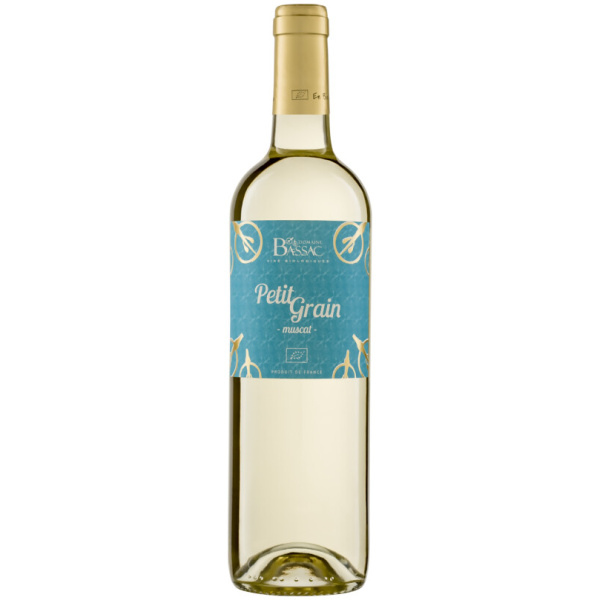 Muscat PETIT GRAIN Côtes de Thongue IGP 2023 Domaine Bassac