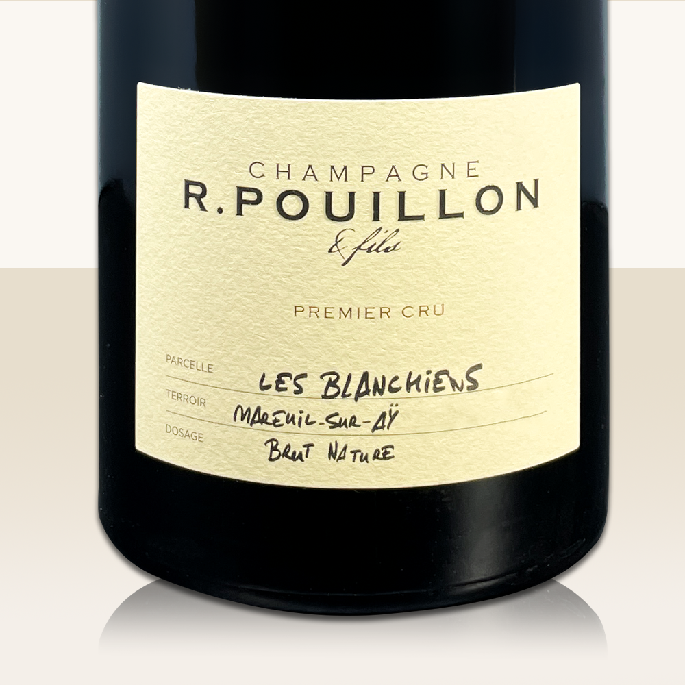 Champagne R. Pouillon Les Blanchiens Brut Nature Premier Cru