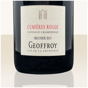 René Geoffroy Cumieres Rouge Millésime 2015 Pinot Meunier