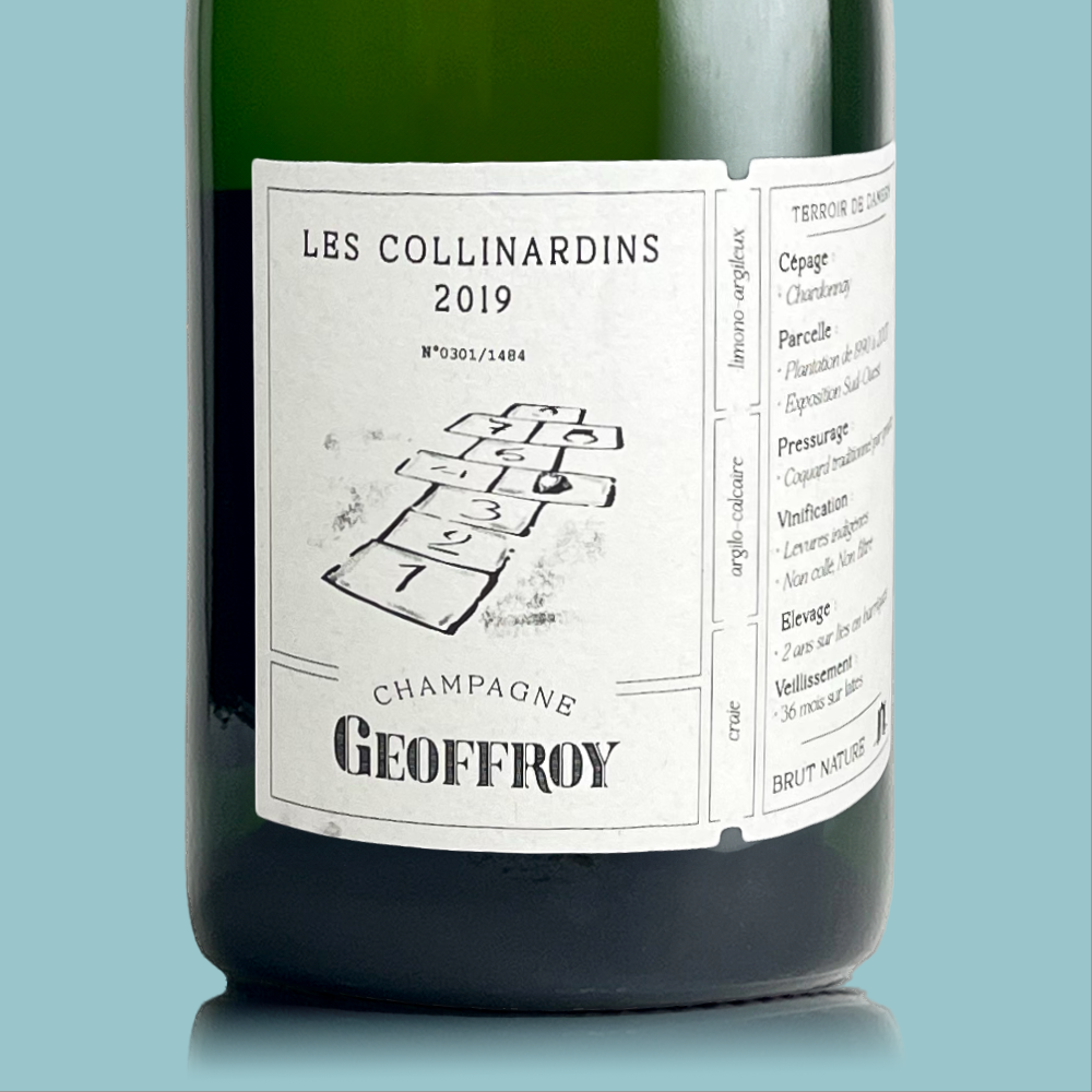 René Geoffroy Les Collinardins Blanc de Blancs Millésime 2019