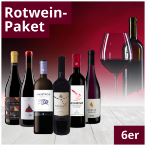 Rotwein-Paket - 6 Flaschen á 0