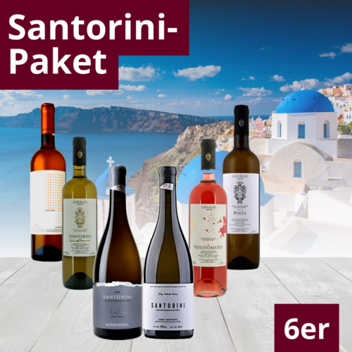 Santorini-Paket - 6 Flaschen á 0,75 L