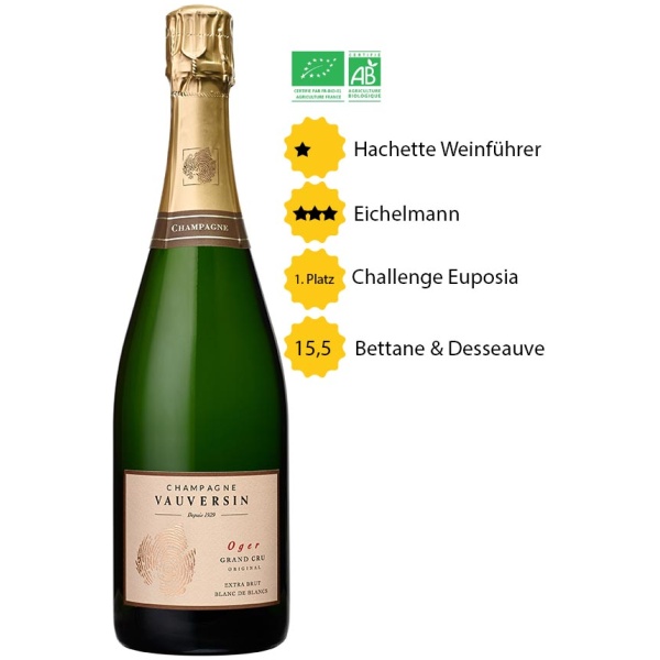 WeinKollektion - Champagne Vauversin - Cuvée Original Grand Cru (BIO)